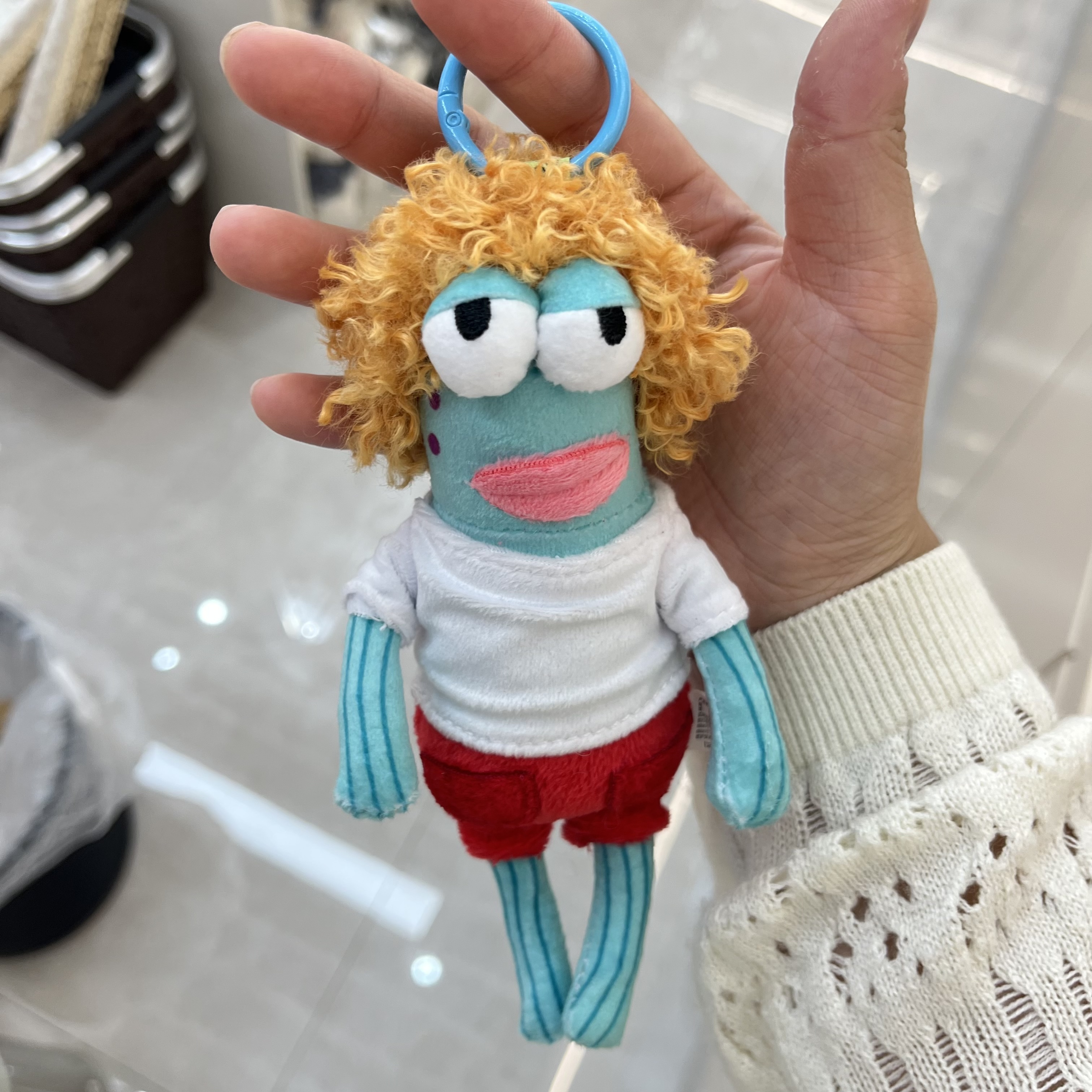 创意潮流八寸羊毛毡毛绒玩具丑鱼挂件精品毛绒玩偶儿童礼物