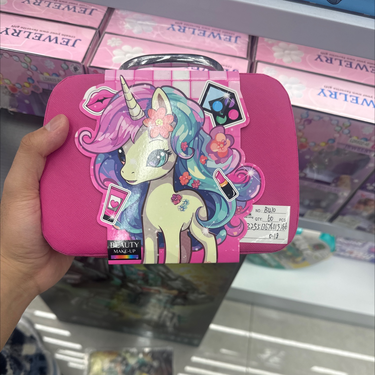 儿童彩妆套装指甲油玩具跨境彩妆儿童化妆用品安全无刺激适合宝宝娱乐