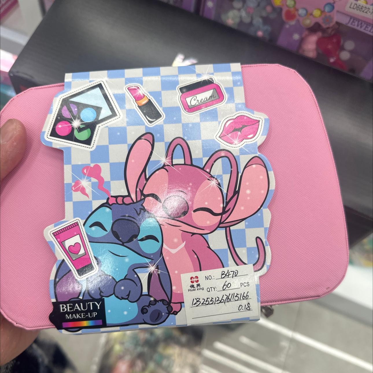 Children's makeup set, toy nail polish, cross-border children's makeup products, fun makeup combination, suitable for children, safe and non-irritating