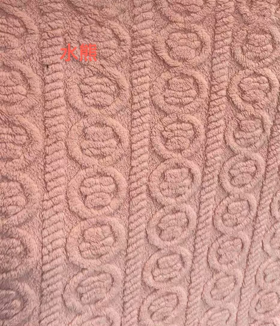 Perfume Bear, Jacquard Oxford Cloth, Song Brocade checkered lining, pillowcase, table flag, cross-border fabric, multi-purpose home decoration details Picture