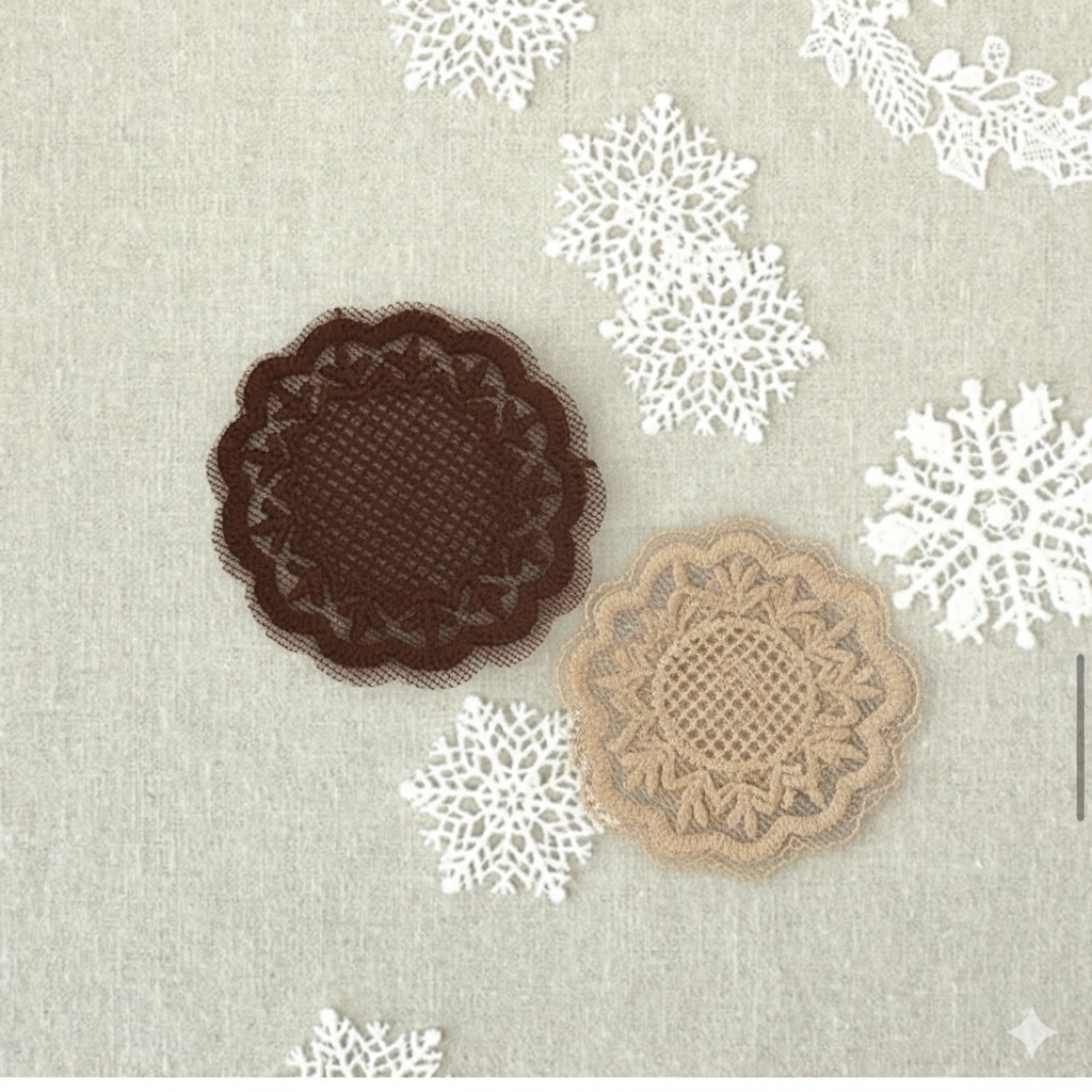 花片刺绣网布布贴鞋花头饰装饰品多款可选时尚百搭配件