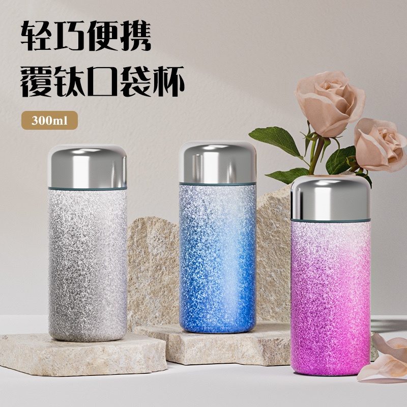 塑料吸管塑料杯耐热透明便携双饮水杯学生创意饮料杯子详情图5