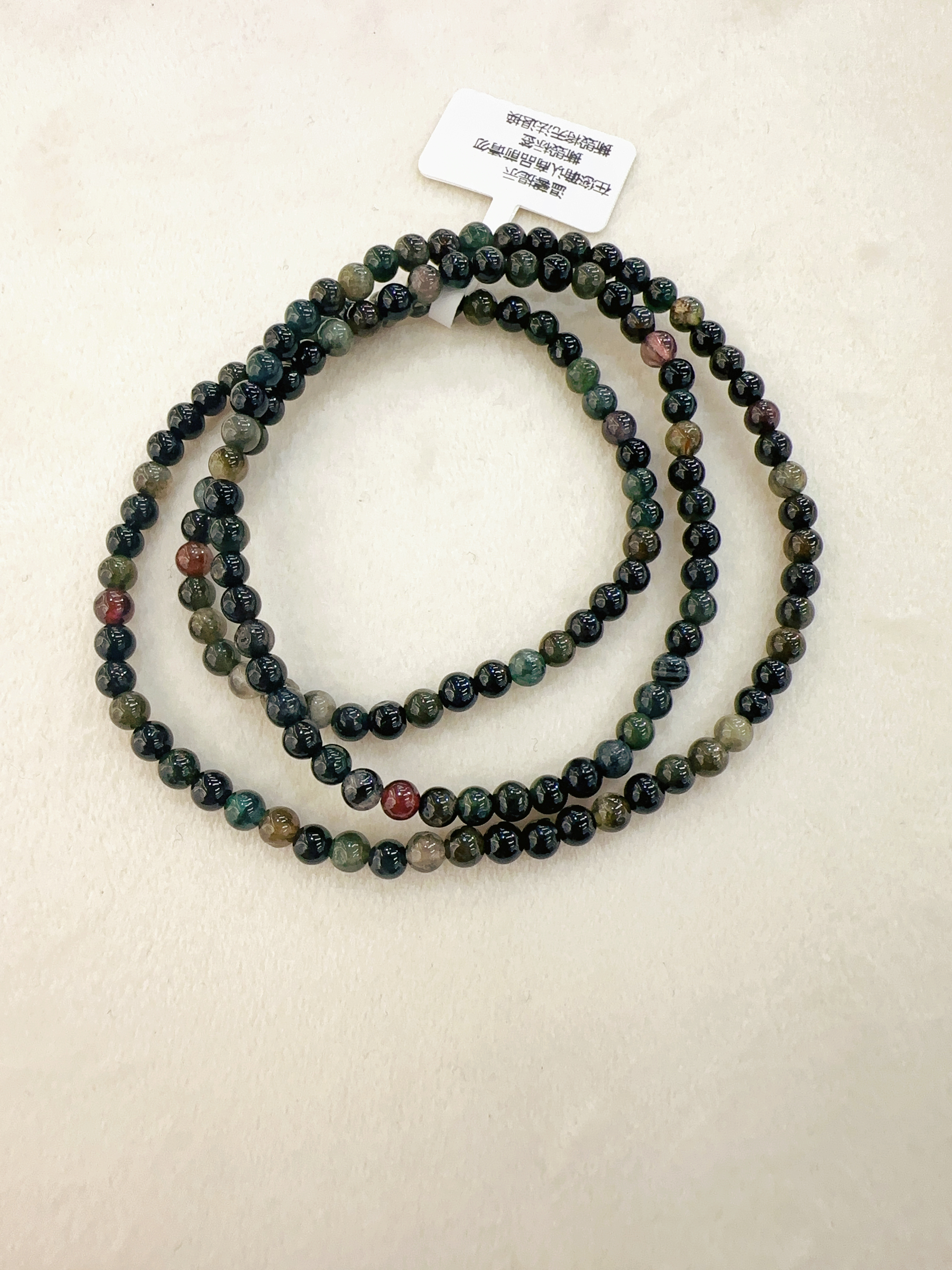 黑碧玺彩碧玺手串，也可以当毛衣链