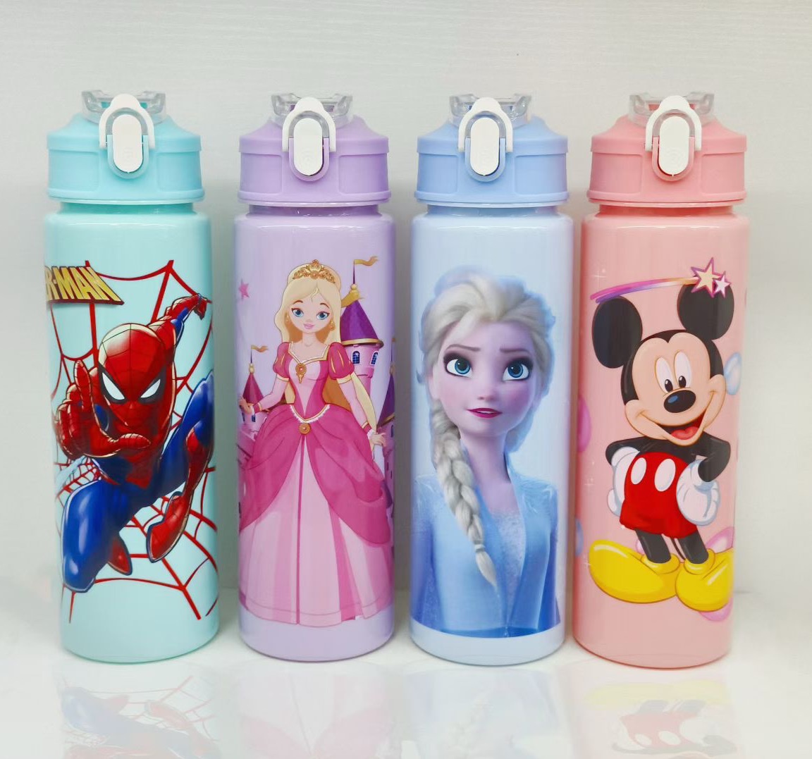 塑料吸管塑料杯耐热透明便携双饮水杯学生创意饮料杯子详情图9