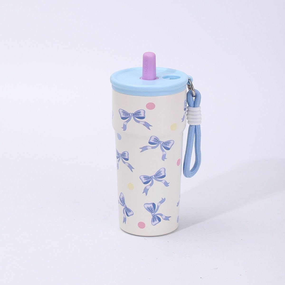 New 316 stainless steel insulated cup, large capacity for female students, high appearance level water cup, straw, portable car cup, 500ML, 202-1123 YS Item Picture