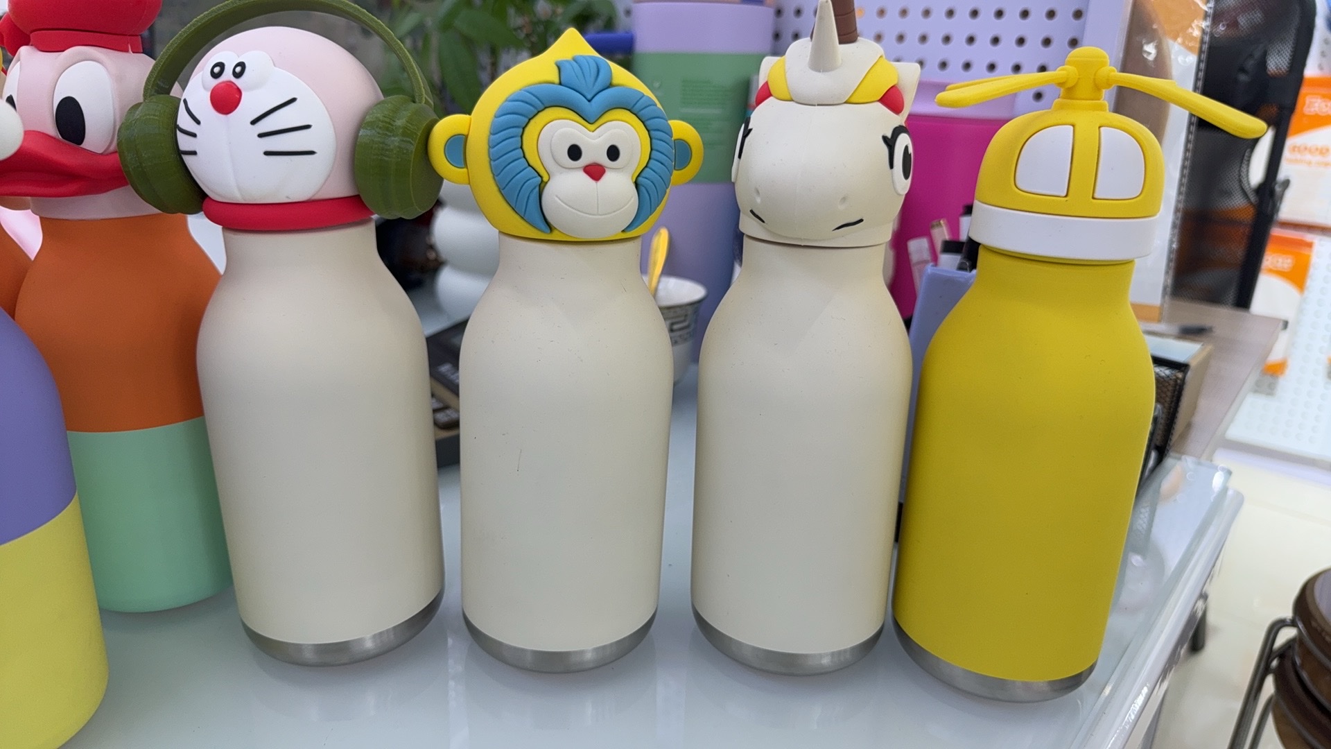 塑料吸管塑料杯耐热透明便携双饮水杯学生创意饮料杯子详情图4