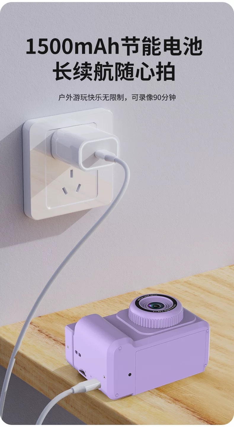 新款儿童高清拍立得照相机可拍照打印彩色宝宝礼物相机便携式即出详情图7