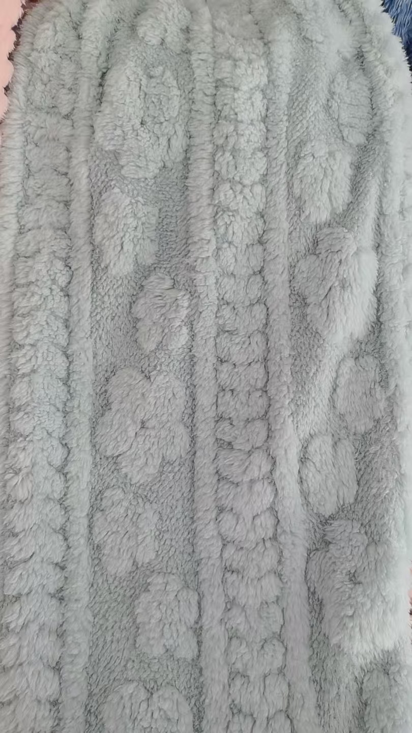 大小花朵·提花牛津布宋锦格子布里布枕巾桌旗跨境家居装饰布料产品图