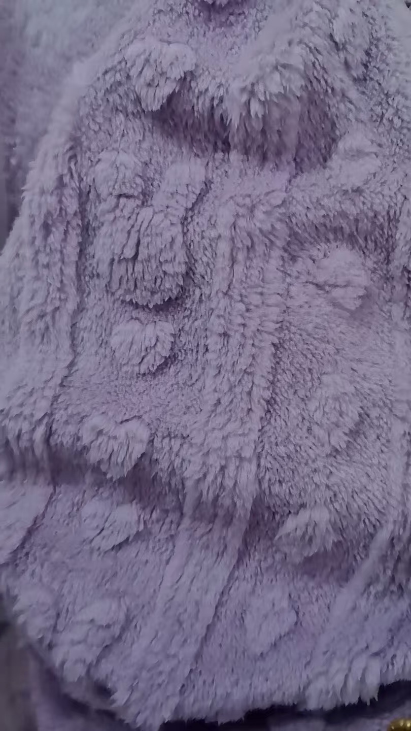 兔头爱心·提花牛津布宋锦格子布里布枕巾桌旗跨境布料多用途家居装饰