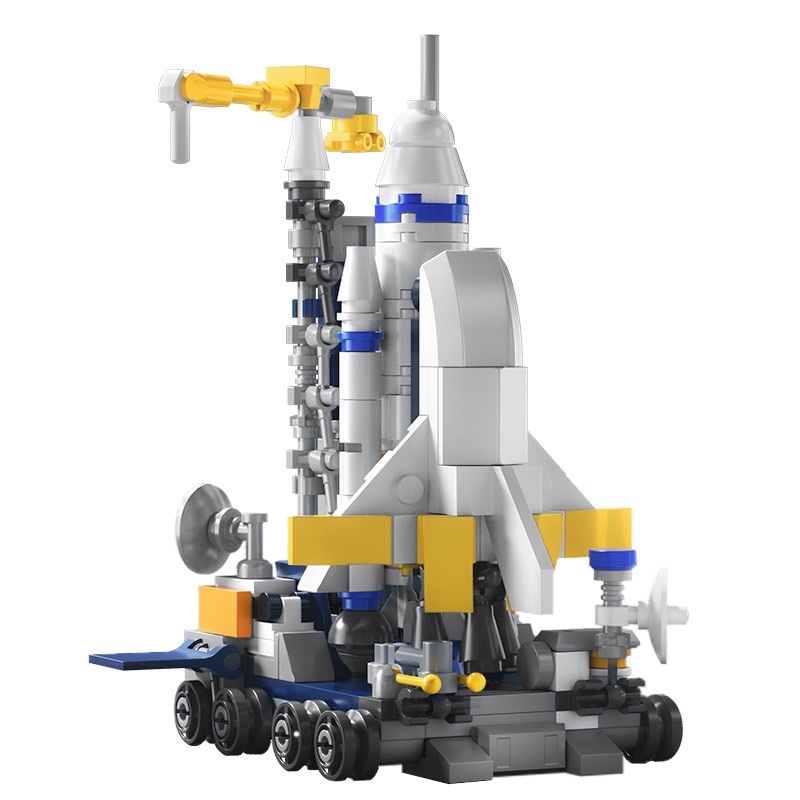 Building blocks 10-in-1 space rocket launch vehicle astronaut Mars rover assembly model boy assembly toy Item Picture