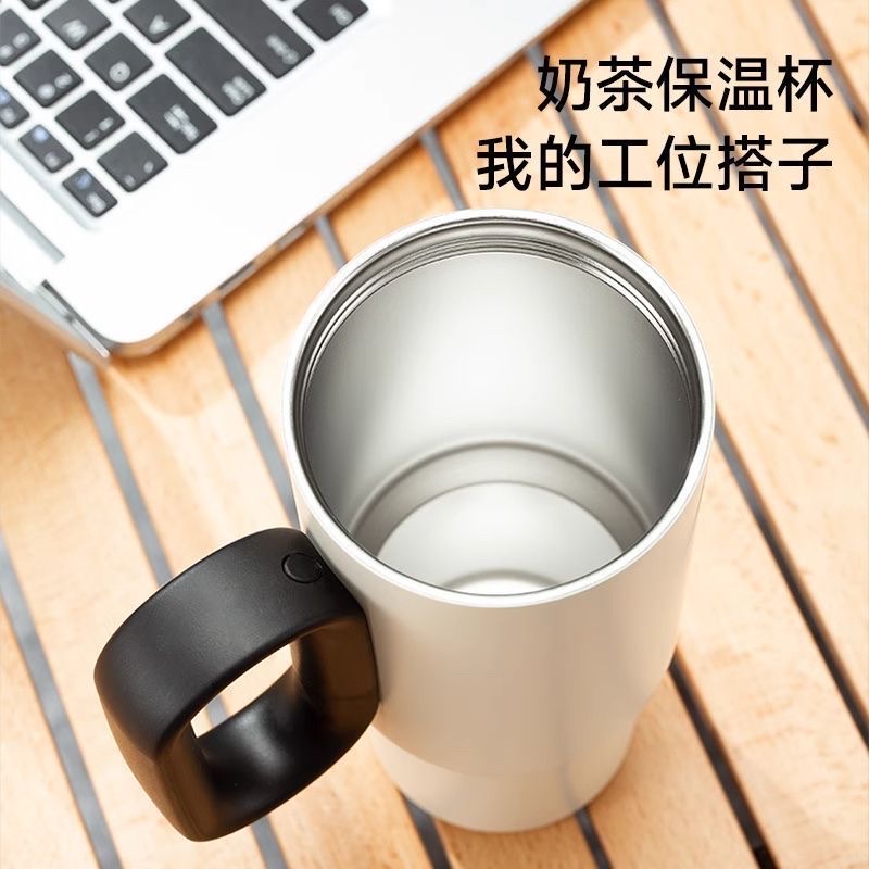 Soch's new 750ML high-appearance, large-capacity insulated cup, ice cup, giant cup, car water cup, ceramic inner liner, straw cup 200-1123 YW Application Scenario