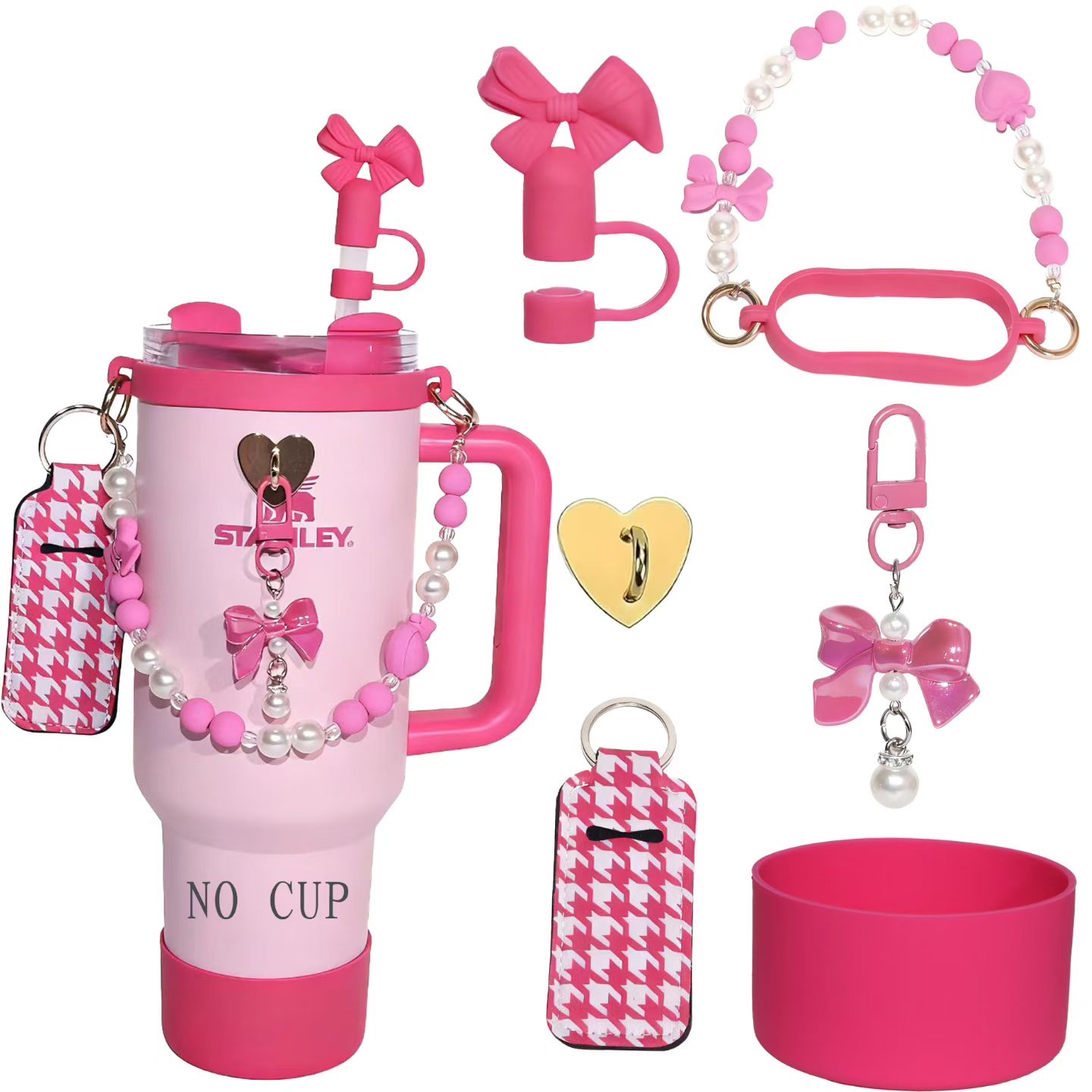 塑料吸管塑料杯耐热透明便携双饮水杯学生创意饮料杯子产品图