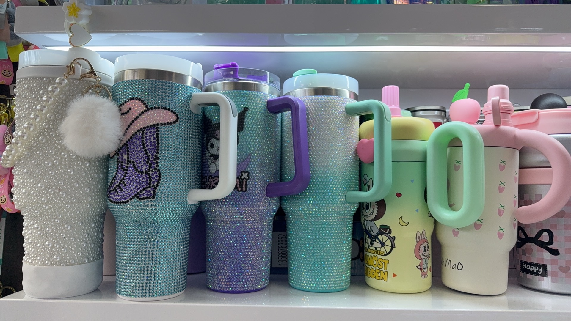 塑料吸管塑料杯耐热透明便携双饮水杯学生创意饮料杯子详情图3