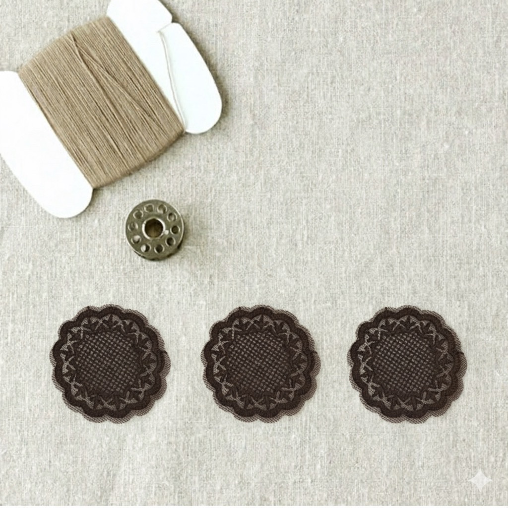 花片刺绣网布布贴鞋花头饰装饰品多款可选时尚百搭配件产品图