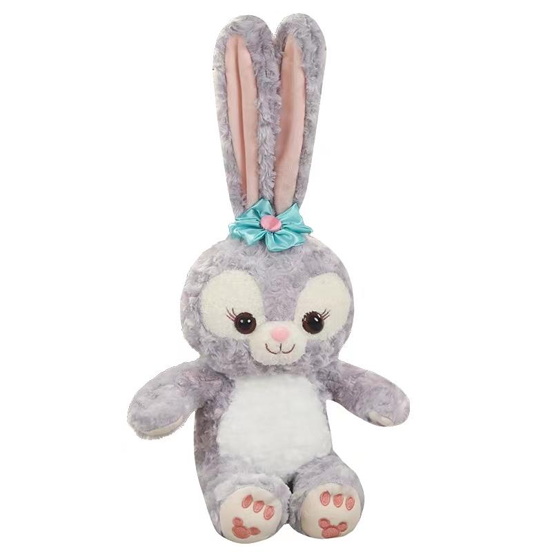 The new long-eared rabbit puff series of plush toys and creative pink rabbit dolls are perfect birthday gifts for friends