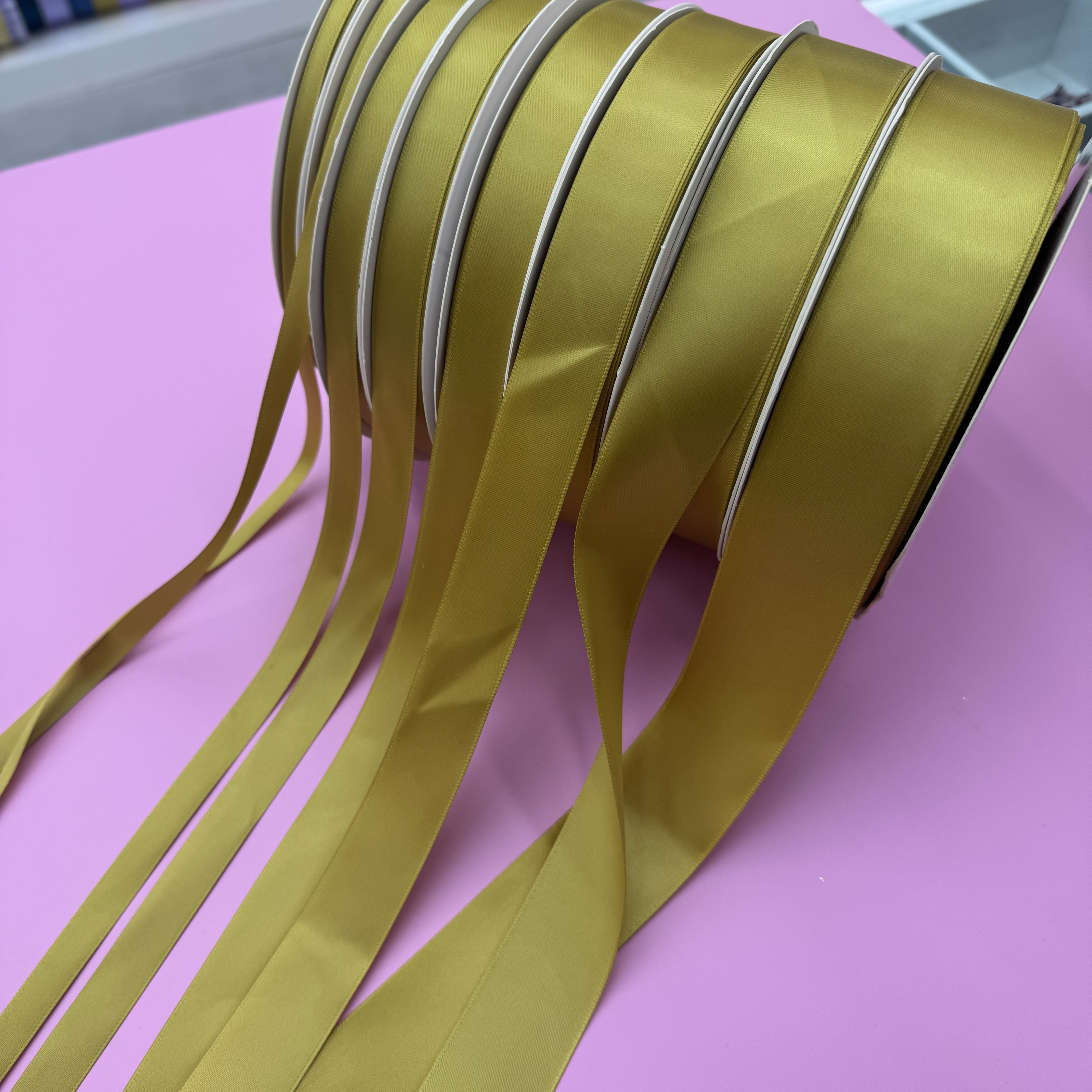 0.3-5 cm golden ribbon, encrypted polyester ribbon, ribbon, gift packaging, ribbon, webbing, single or double-sided ribbon, ribbon detail image 10