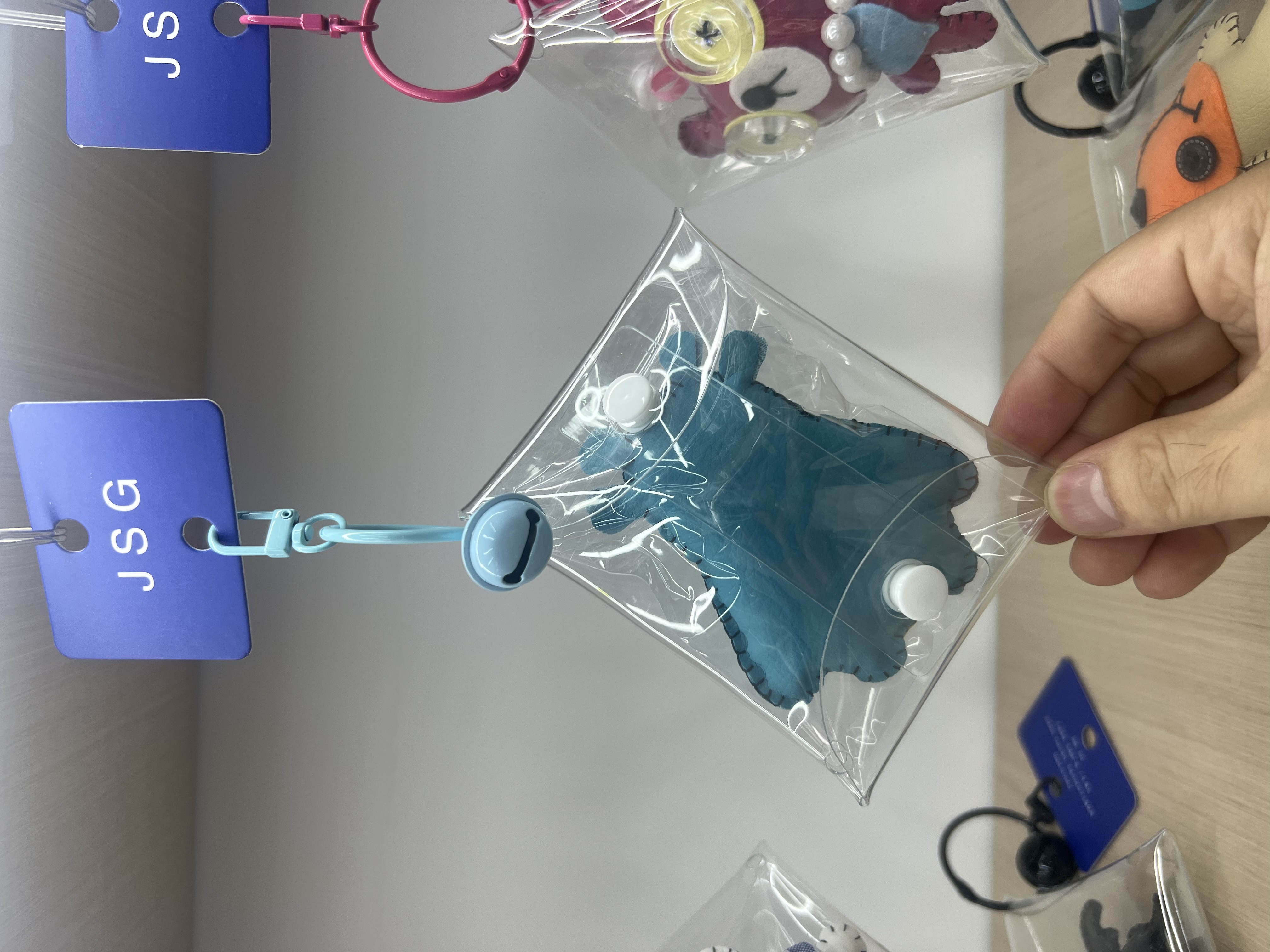 钥匙扣 纯手工制作钥匙扣 手工制作 DIY白底实物图