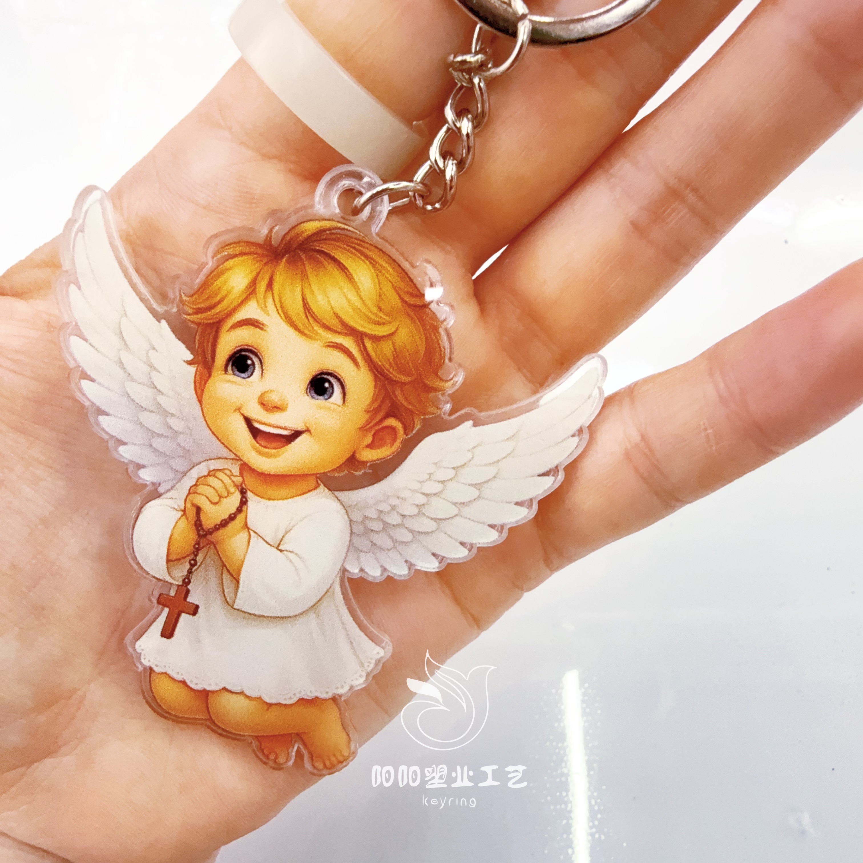 Customized acrylic keychains, diy glitter resin, star anime standees, small pendants, and peripheral key chains Item Picture