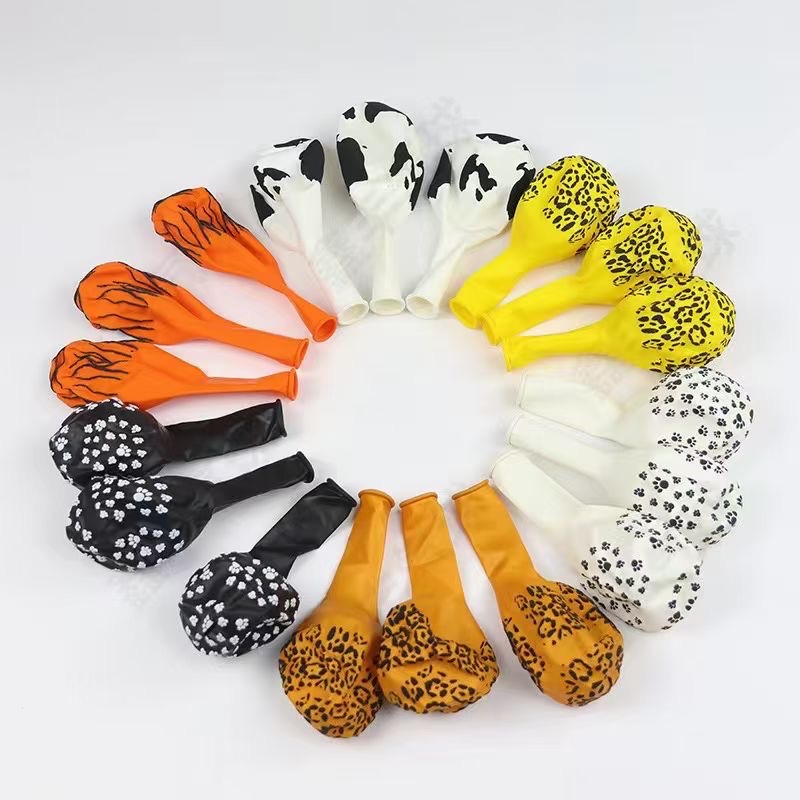 新款印刷图案气球 婚庆派对节日生日开业布置做造型气球