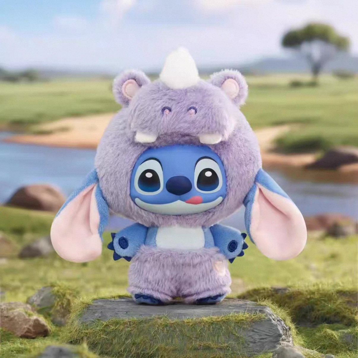 TOPTOY Disney Stitch Wild Animals Series Plush Vinyl Blind Box Bag Pendant Plush Figurine Pendant Item Picture