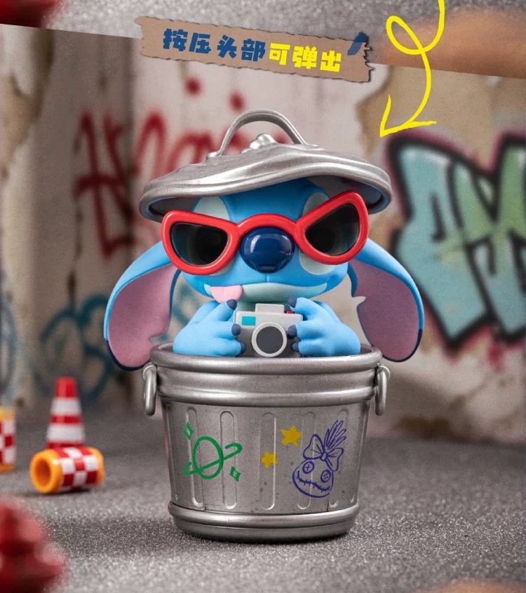 TOPTOY Disney Stitch City Adventure Series figurine Desktop Ornament, Stitch's birthday gift detail image 12