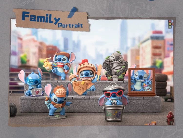 TOPTOY Disney Stitch City Adventure Series figurine Desktop Ornament, Stitch's birthday gift detail image 5