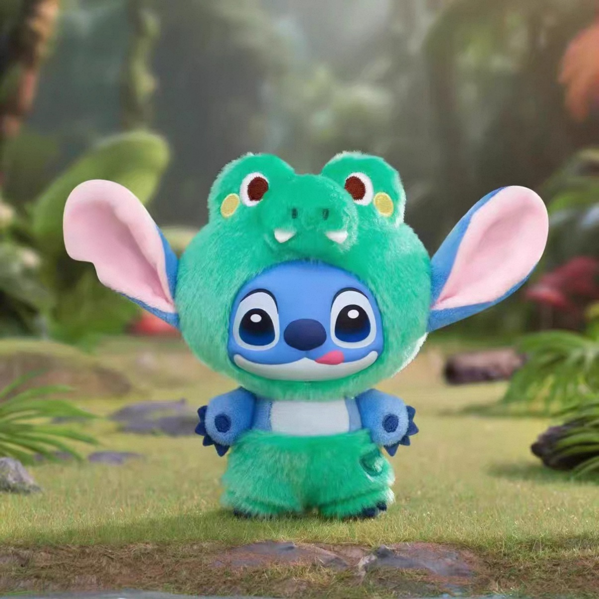 TOPTOY Disney Stitch Wild Animals Series Plush Vinyl Blind Box Bag Pendant Plush Figurine Pendant detail image 3