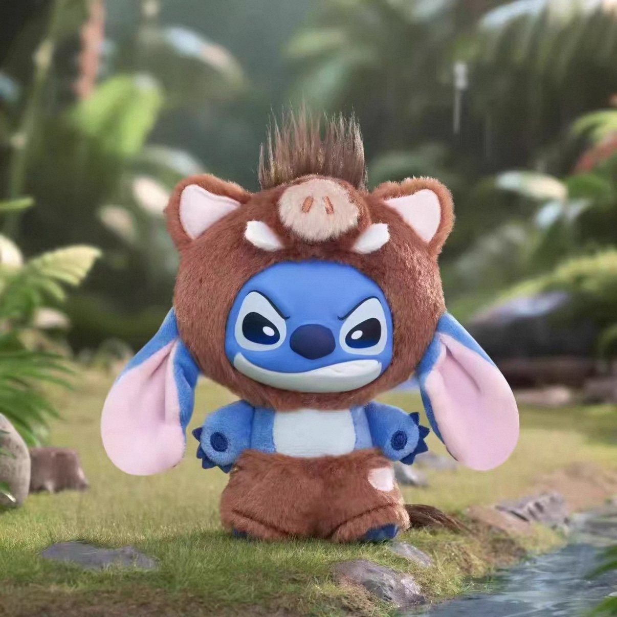 TOPTOY Disney Stitch Wild Animals Series Plush Vinyl Blind Box Bag Pendant Plush Figurine Pendant detail image 2