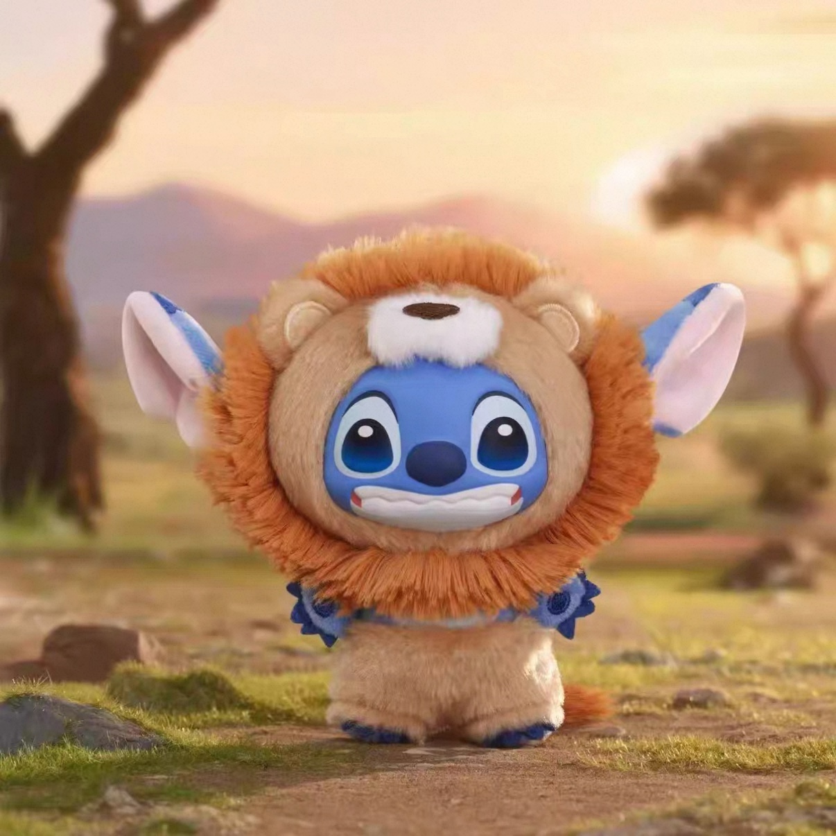TOPTOY Disney Stitch Wild Animals Series Plush Vinyl Blind Box Bag Pendant Plush Figurine Pendant detail image 7
