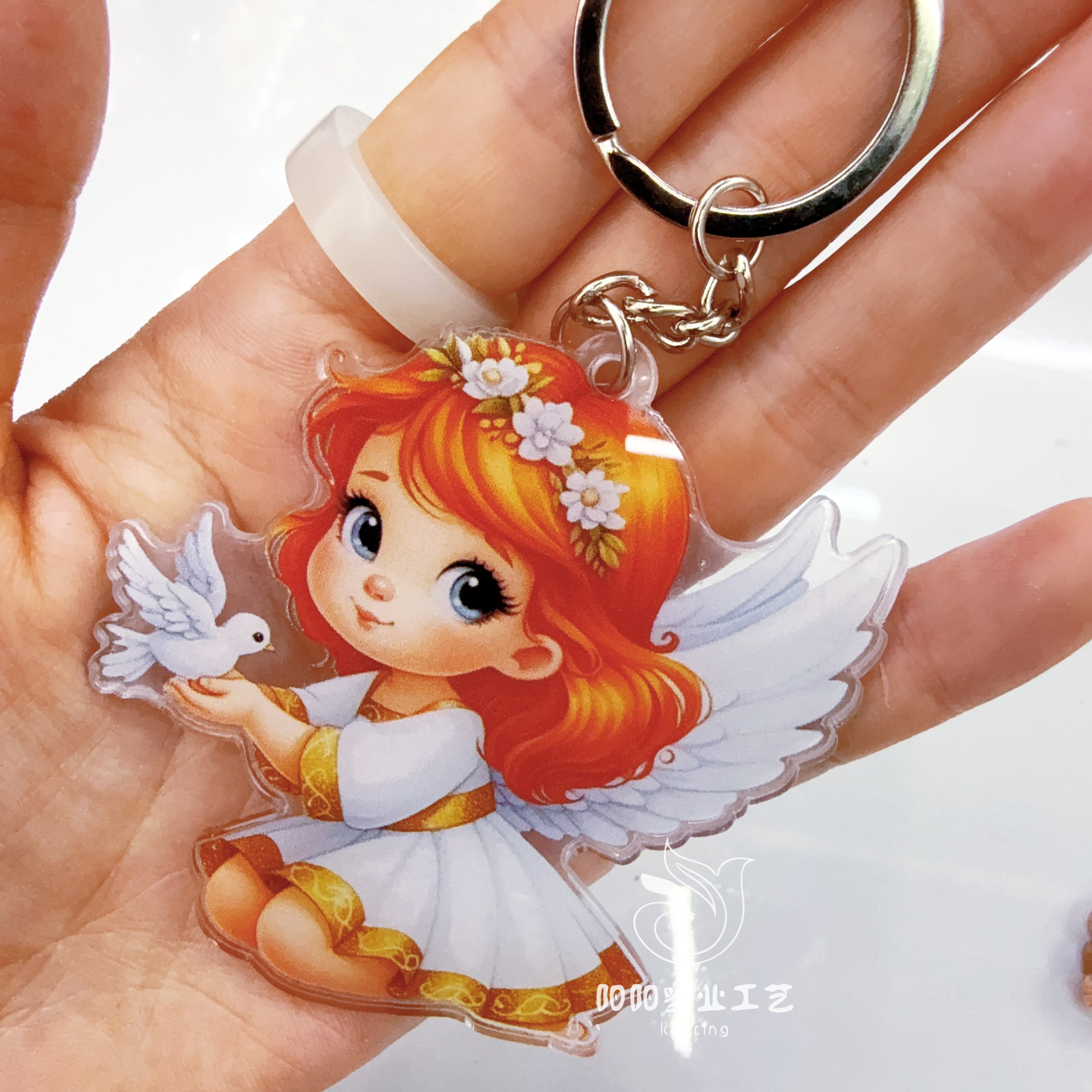 Customized acrylic keychains, diy glitter resin, star anime standees, small pendants, and peripheral key chains full figure