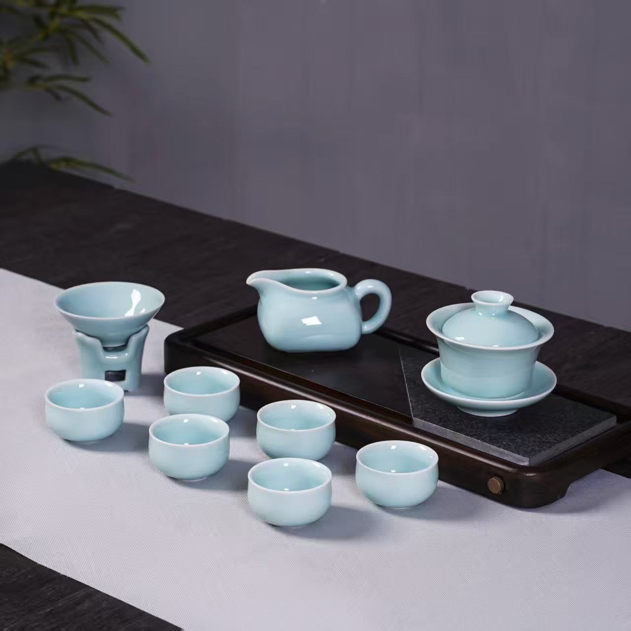 龙泉青瓷陶瓷茶具套装8069陶李家家居装饰品详情图4