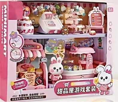 9031-2 甜品屋游戏套装购物车女孩过家家玩具节日生日礼物