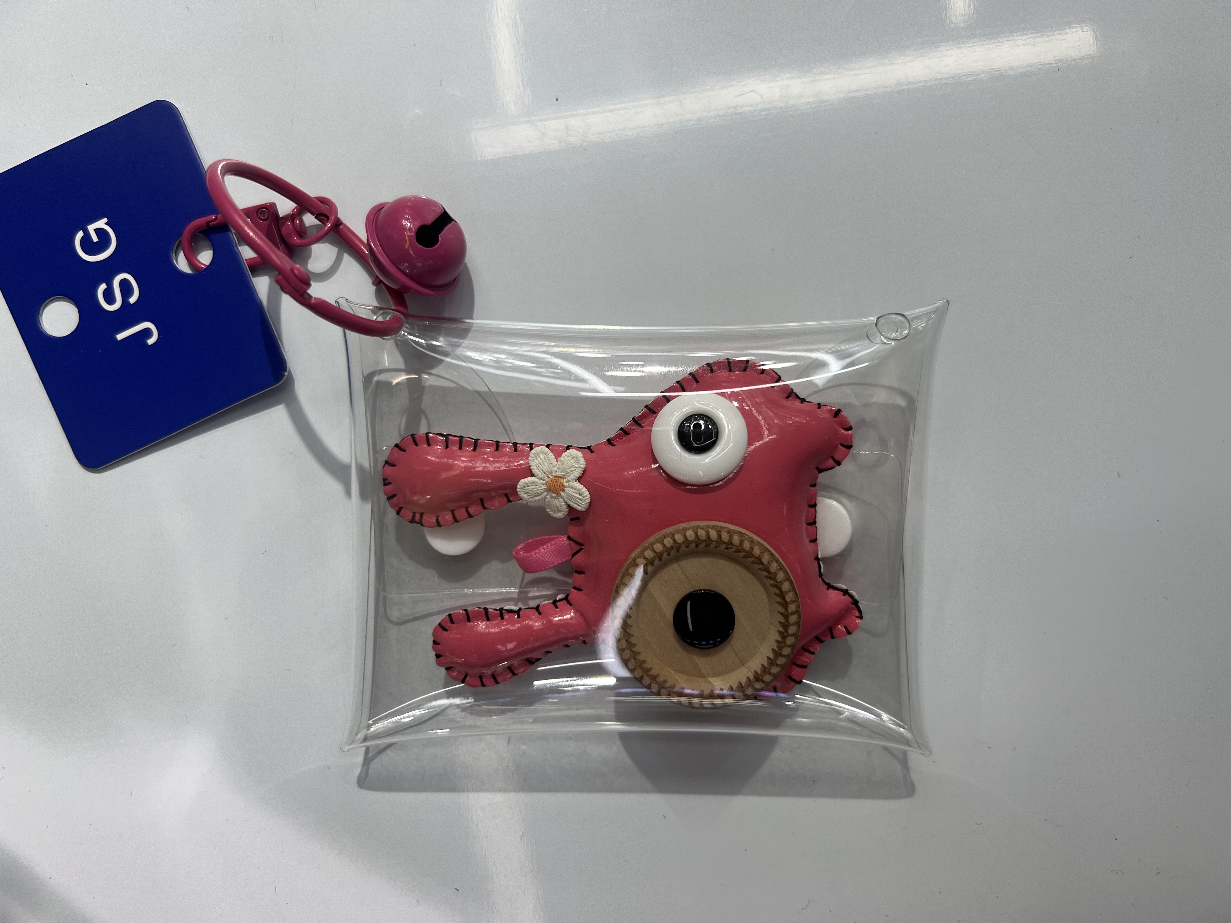 纯手工制作钥匙扣挂件钥匙扣配件钥匙扣钥匙挂件粉兔子纯手工钥匙扣