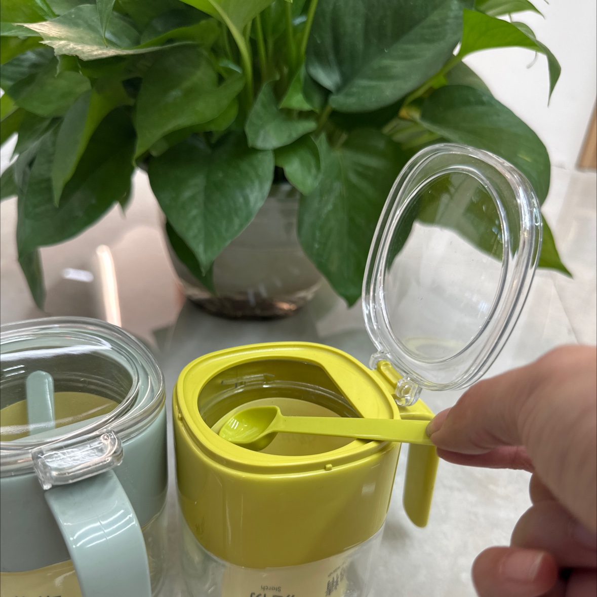 大口径调味罐玻璃调料罐组合套装厨房调料瓶佐料密封家中调料盒细节图