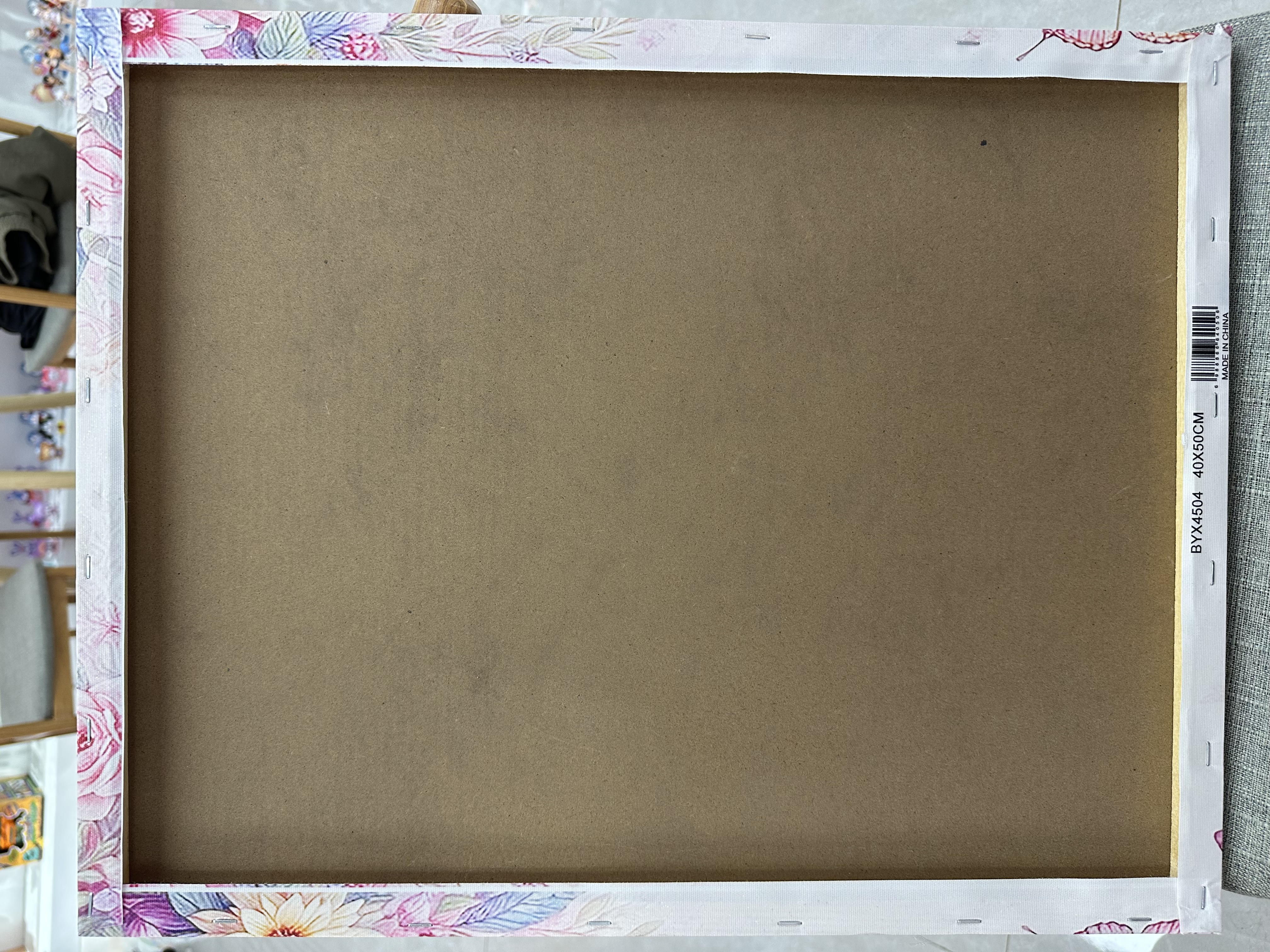 动物图实木框5Ｄ钻石画异形钻40cm*50cm产品图