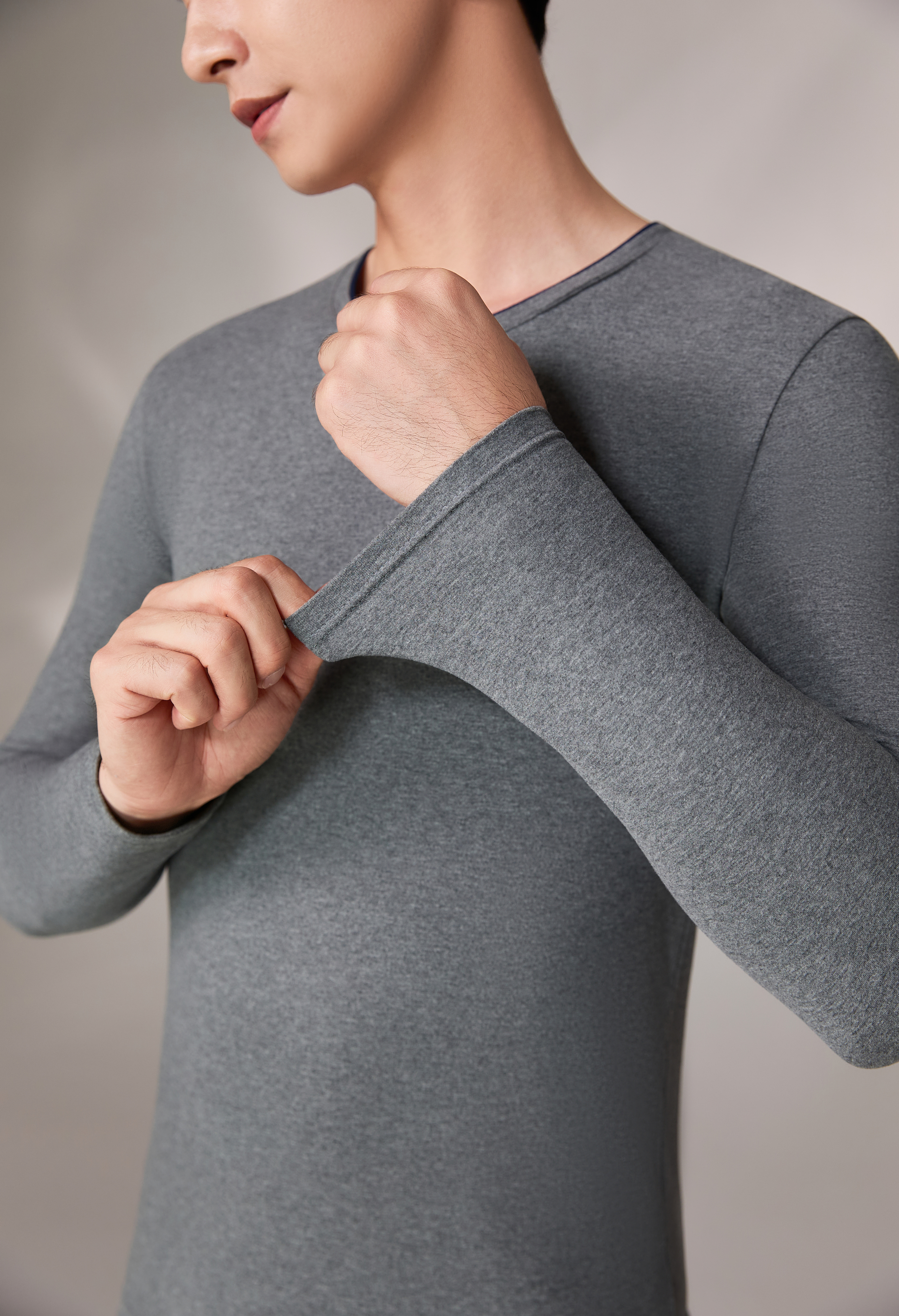 索丽娅男士秋冬保暖内衣套装纯棉莱卡磨毛保暖秋裤内搭秋季必备详情图7