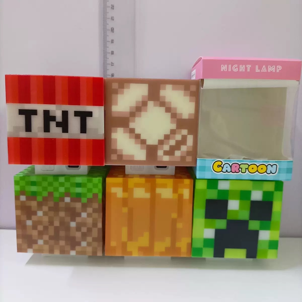 New square tap light with 3 light Settings, 500 mah USB charging, children's learning light detail image 1