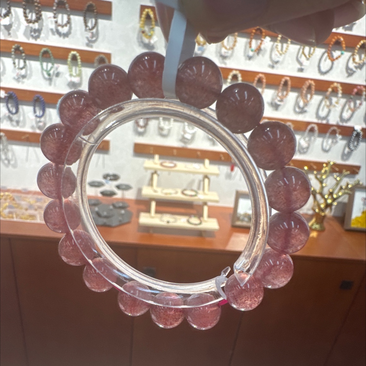 【 Yajinpei Jewelry 】 Natural Strawberry Crystal 10m Design Series Handmade details Picture