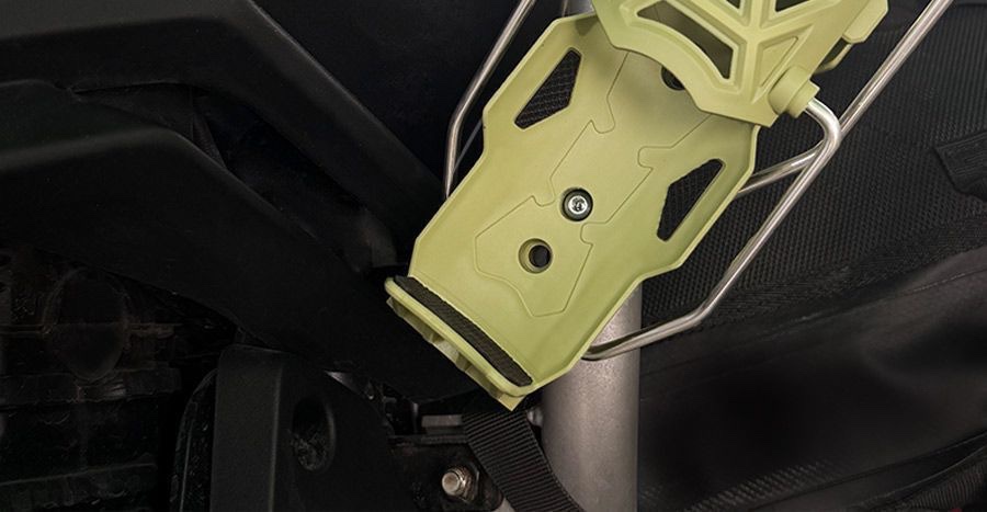 Motorcycle water cup holder, adaptive electric vehicle handle water cup holder, universal guard bar, with a rotatable water cup holder added detail image 6