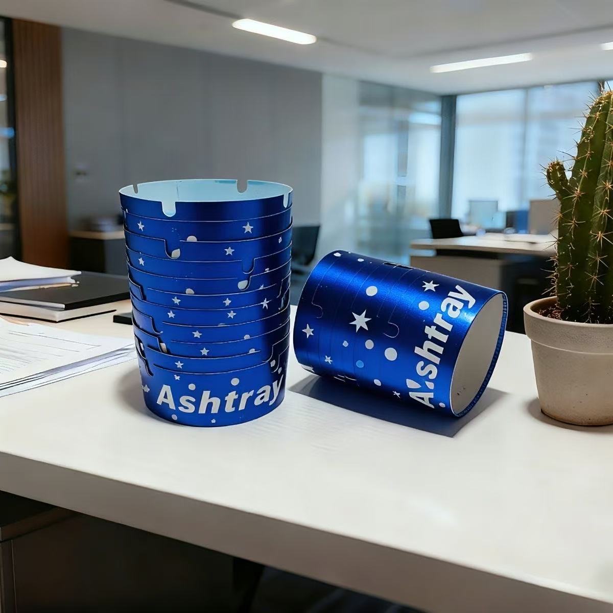 家用烟灰缸实物图