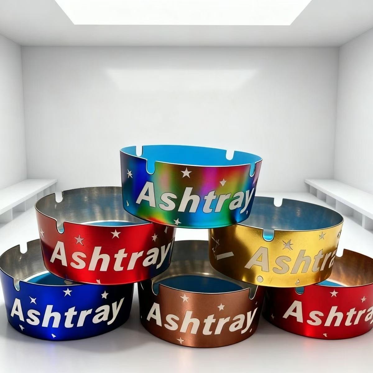 一次性烟灰缸创意摆件简约时尚烟灰缸摆设实用耐用