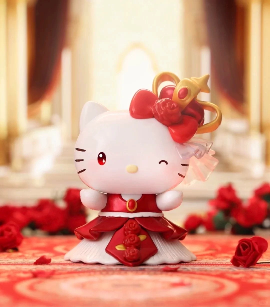 Genuine TOPTOY Sanrio Family Rose Night series trendy figurines, cute girls' gift blind box ornaments