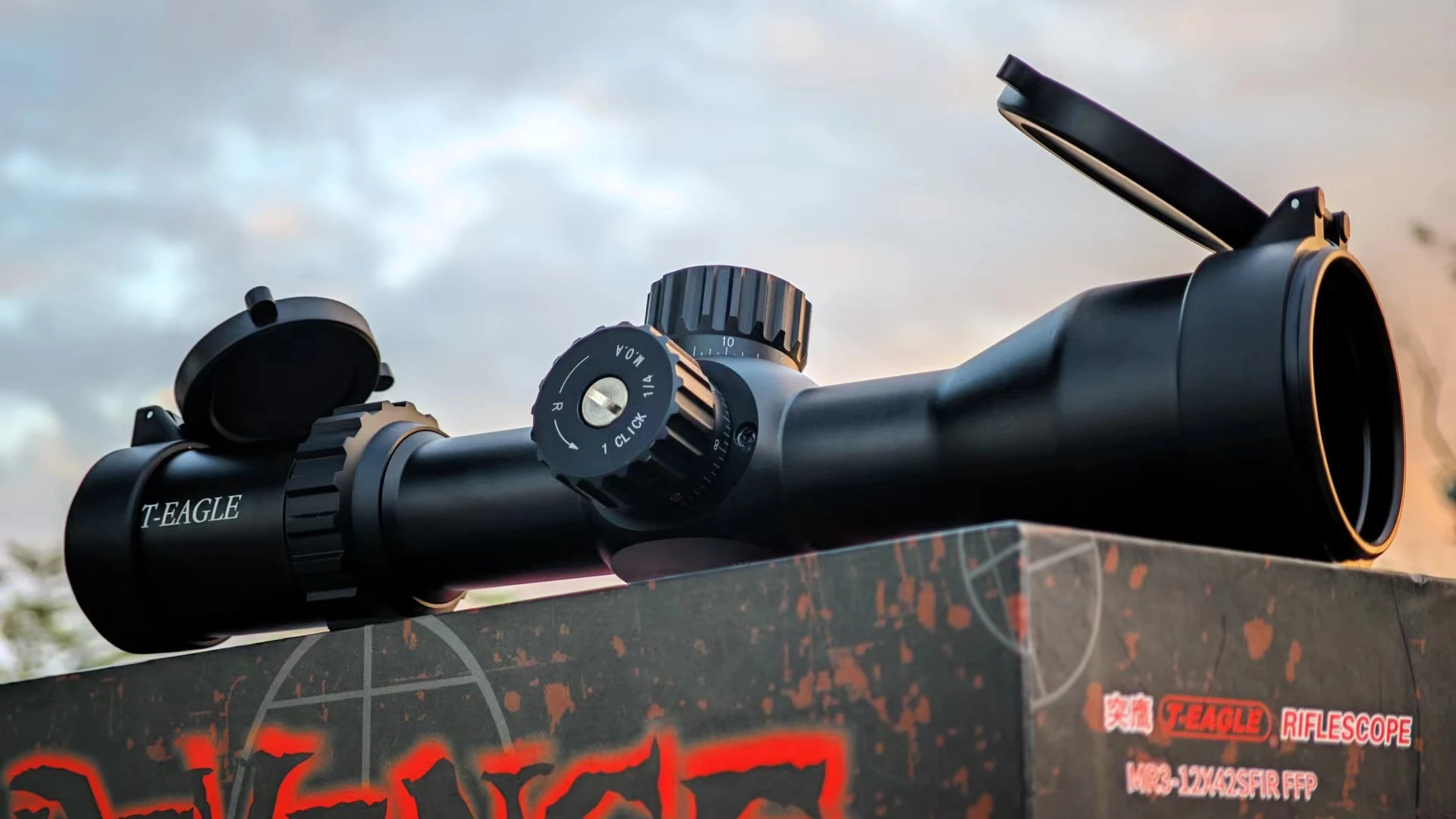 T-EAGLE MR3-12*44SSFP Short front triangular digital split mountain camping telescope with light, mobile live streaming magic tool, sight, outdoor equipment detail image 9