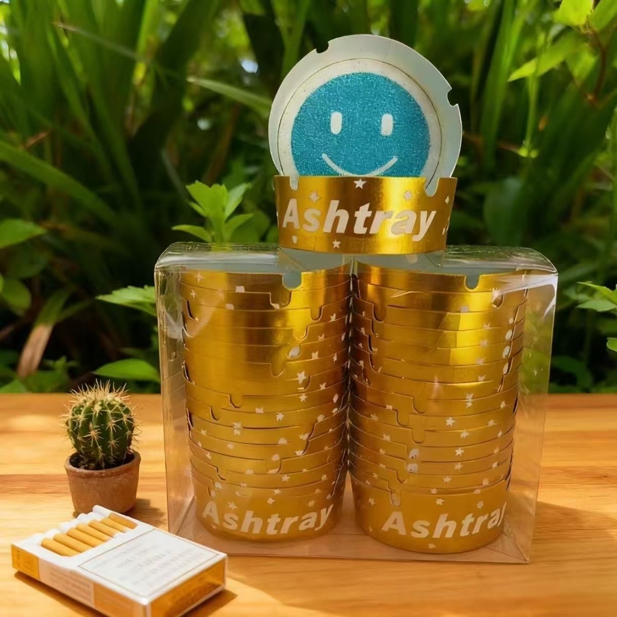 一次性烟灰缸创意摆件简约时尚烟灰缸摆设实用耐用详情图3