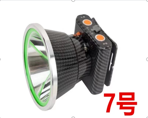 Adventure fishing headlamp, outdoor sports headlamp, strong light, waterproof, multi-functional lighting, built-in overcharge protection, short-circuit protection headlamp, adventure lamp
