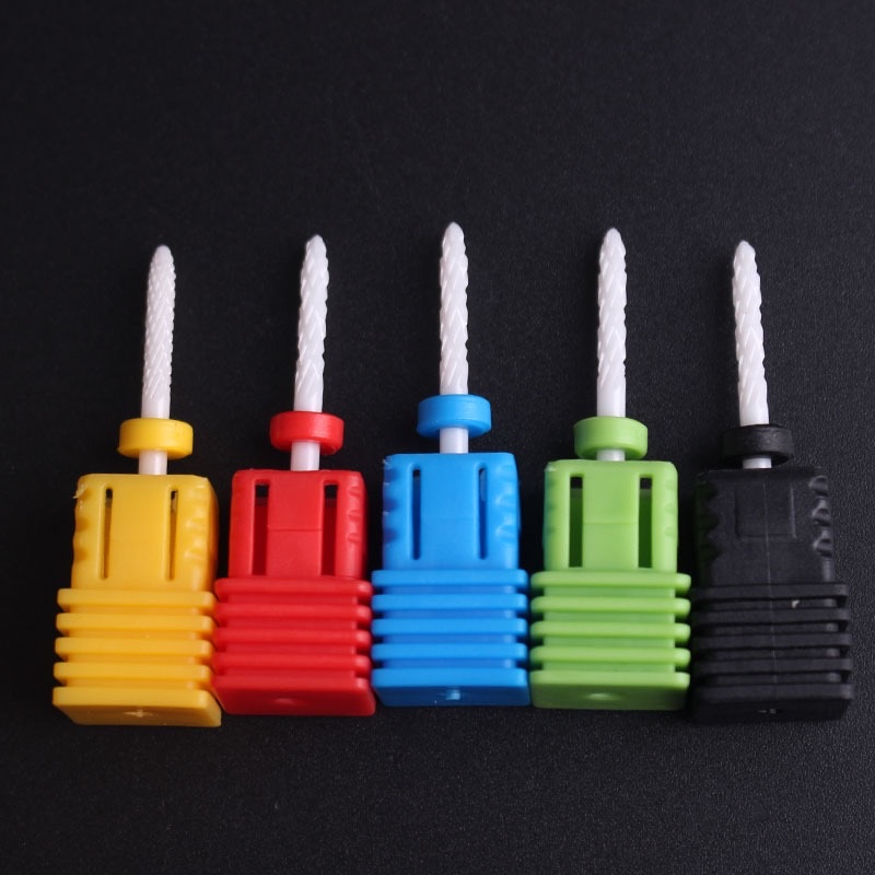 New type of nail art ceramic electric grinding head grinding machine drill bit quick nail removal corn grinding head