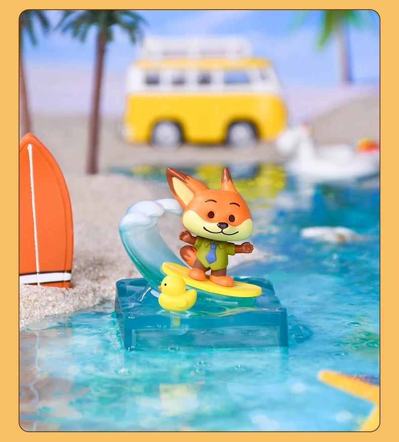 Disney Zootopia Summer Beach Series Blind Box Judy Nick Ocean Party Figurine detail image 9