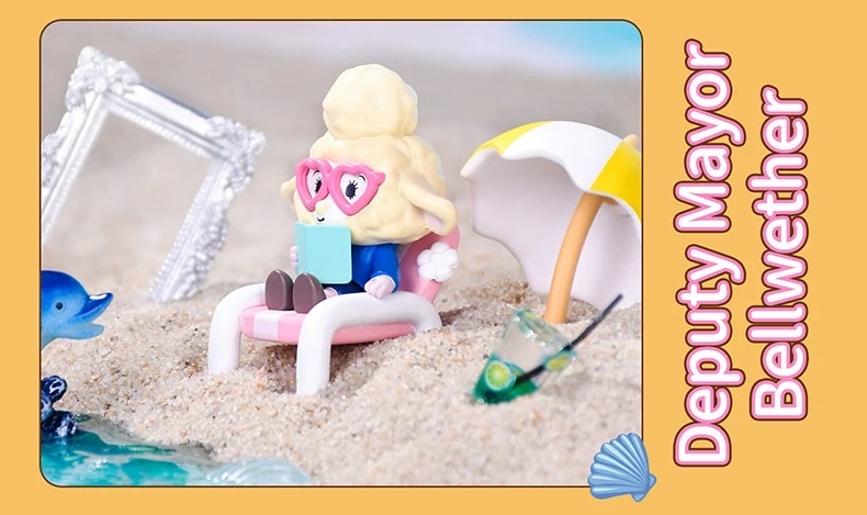 Disney Zootopia Summer Beach Series Blind Box Judy Nick Ocean Party Figurine detail image 18