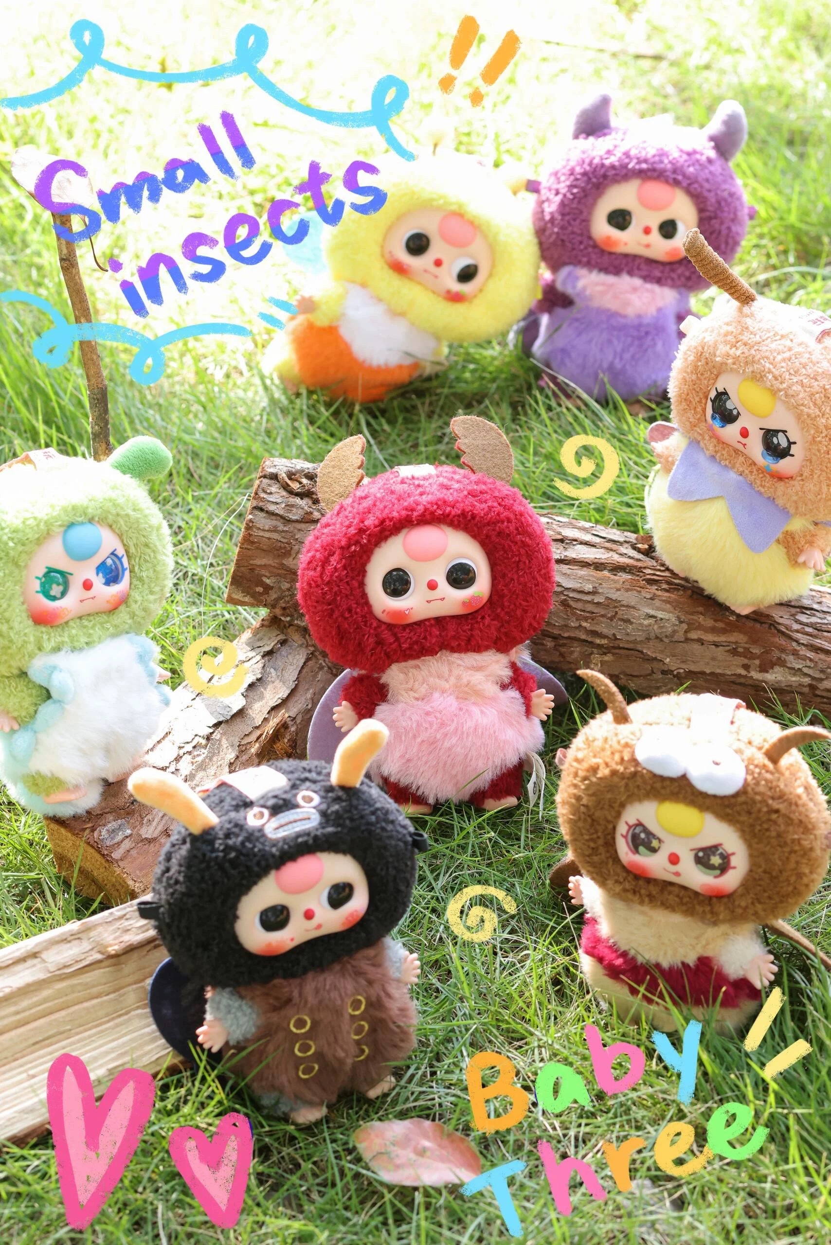 Baby three, Little Elf Series, plush blind box, trendy toys, figurines, pendants, cute gifts Item Picture