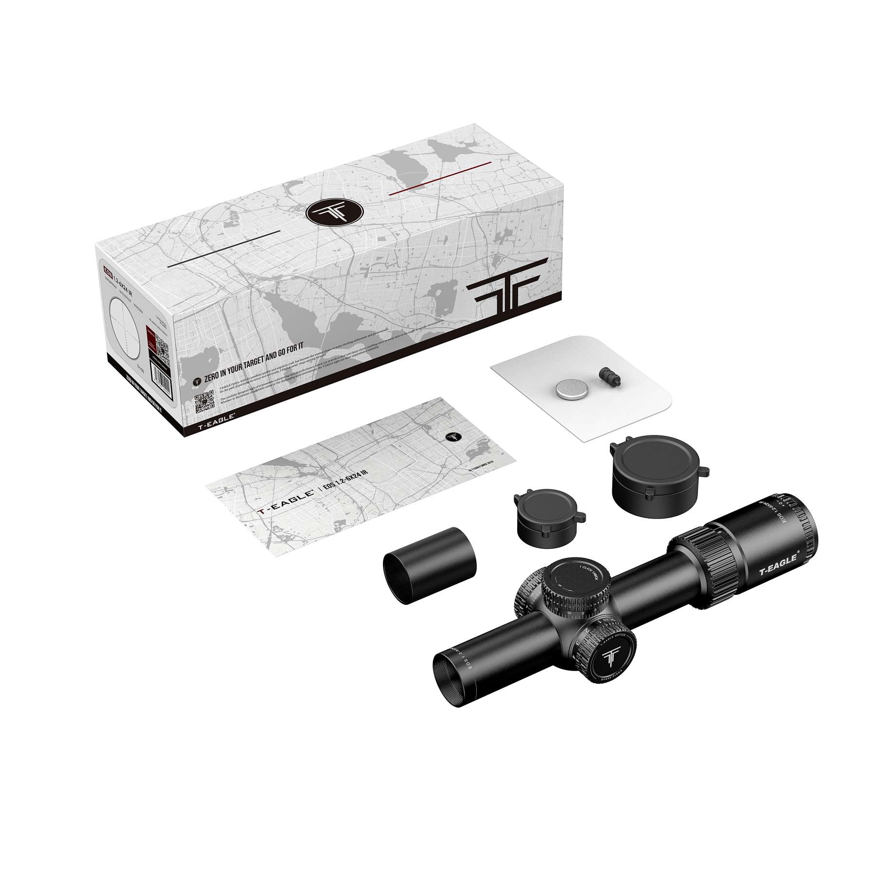 T-EAGLE EOS 1.2-6*24IR Mountain Outdoor telescope, large eyepiece, astronomical telescope, Camping supplies, mobile live streaming wonder, sight, suitable Item Picture